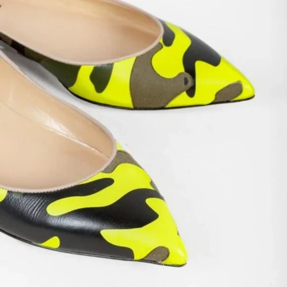 Valentino Neon Camo Flats - Picture 7 of 12